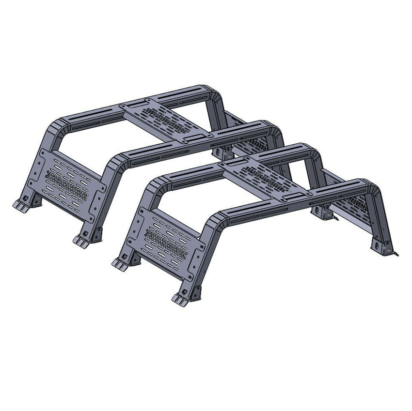 THORAX BED RACK SYSTEM- FITS DIAMOND BACK COVERS 2010-2018 RAM 1500/2500/3500 Chassis Unlimited Inc.