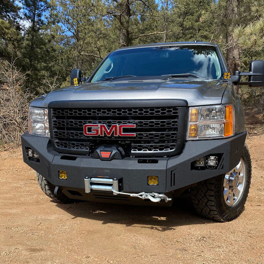 2011-2014 GMC 2500HD/3500HD FRONT OCTANE WINCH BUMPER Chassis Unlimited Inc.