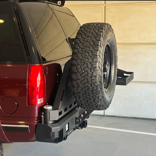 1992-1998 Chevy/GM SUV Octane Dual Swing Out Rear Bumper by Chassis Unlimited Inc.