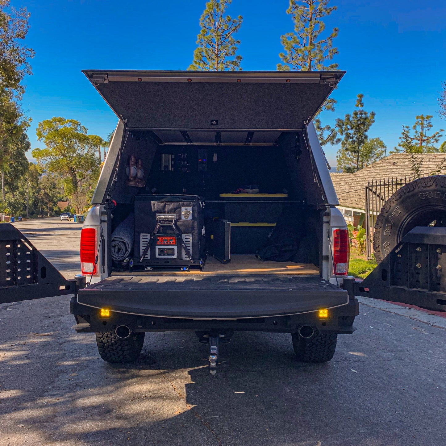 Durable 2009-2018 RAM 1500 Octane Dual Swing Out Rear Bumper Chassis Unlimited Inc.