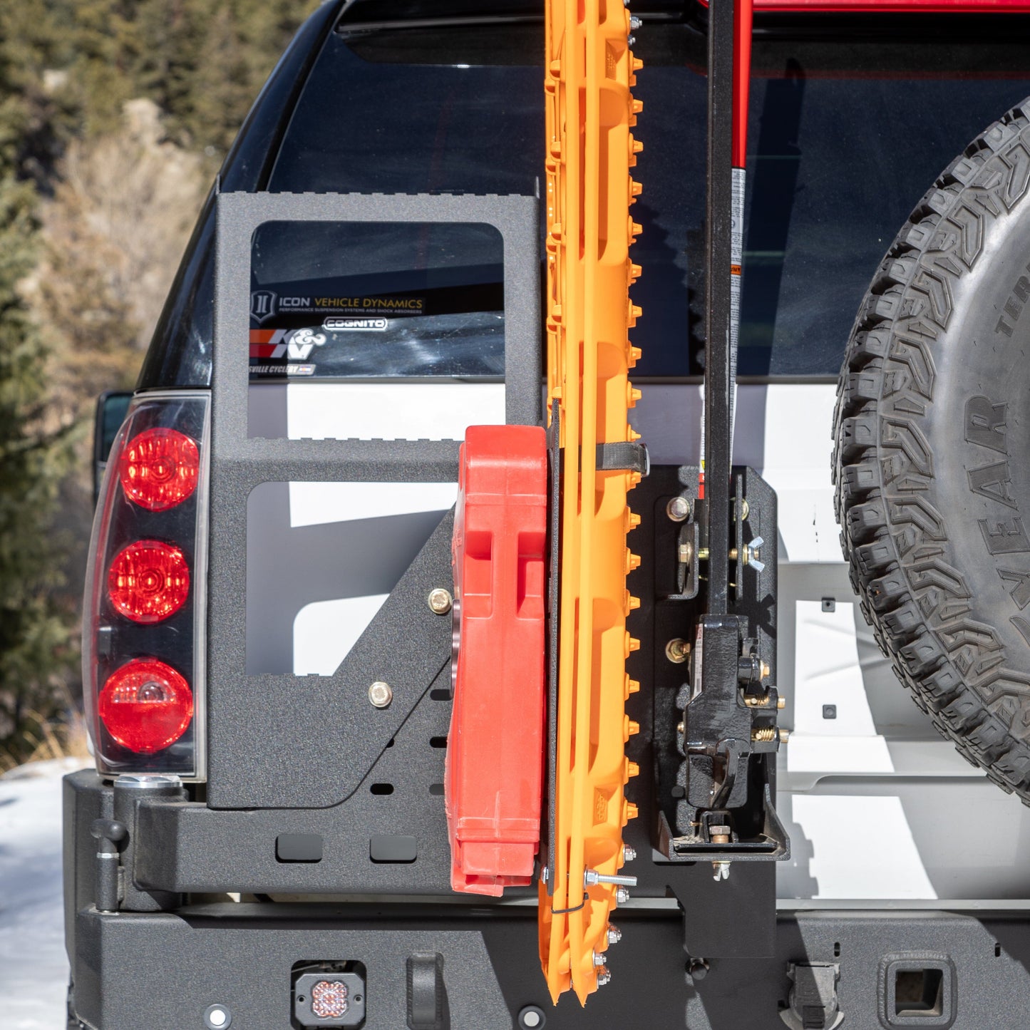 HI-LIFT JACK MOUNT - FITS SWING OUT BUMPERS Chassis Unlimited Inc. 