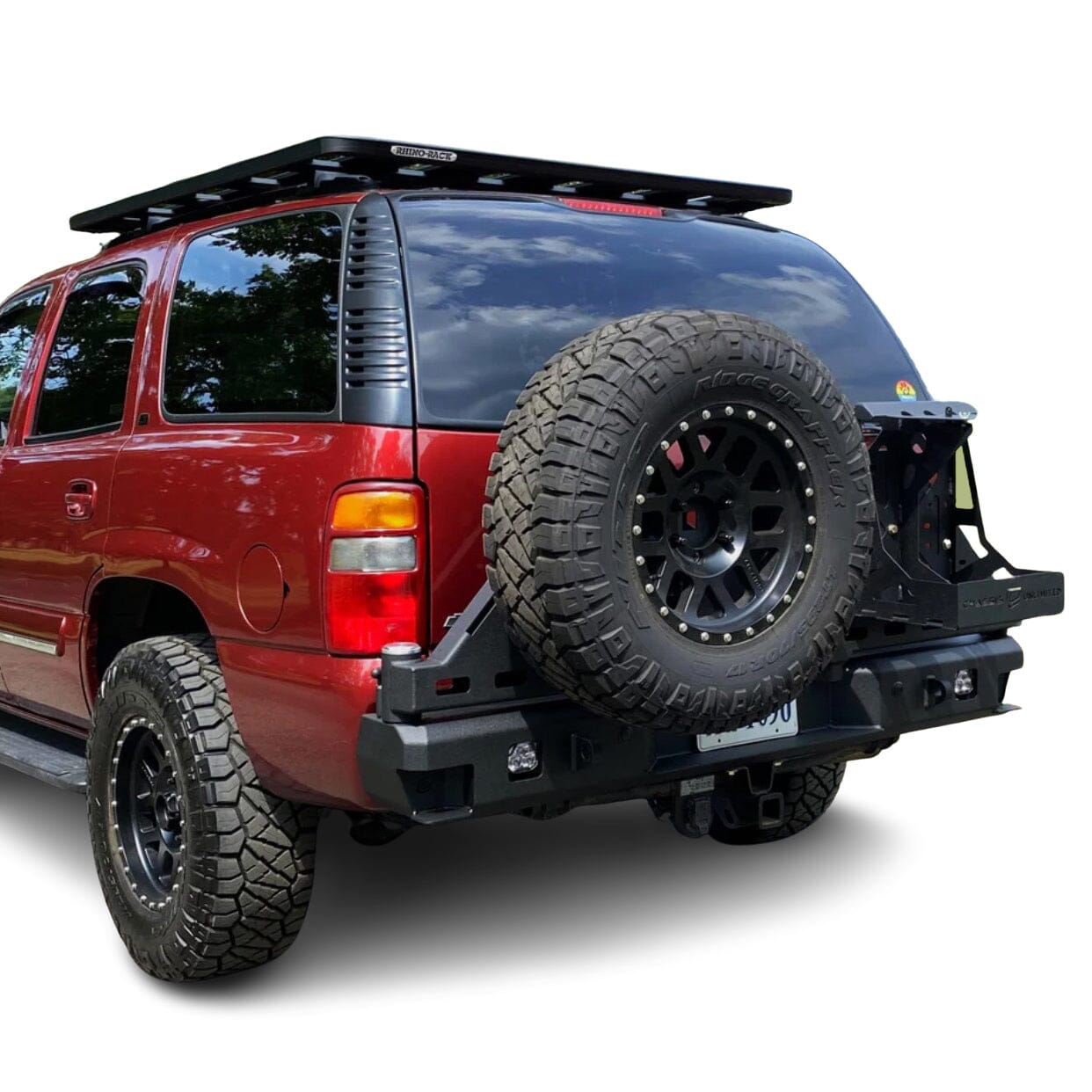 2000-2006 Chevy/GM SUV Octane Dual Swing Out Rear Bumper by Chassis Unlimited Inc. 