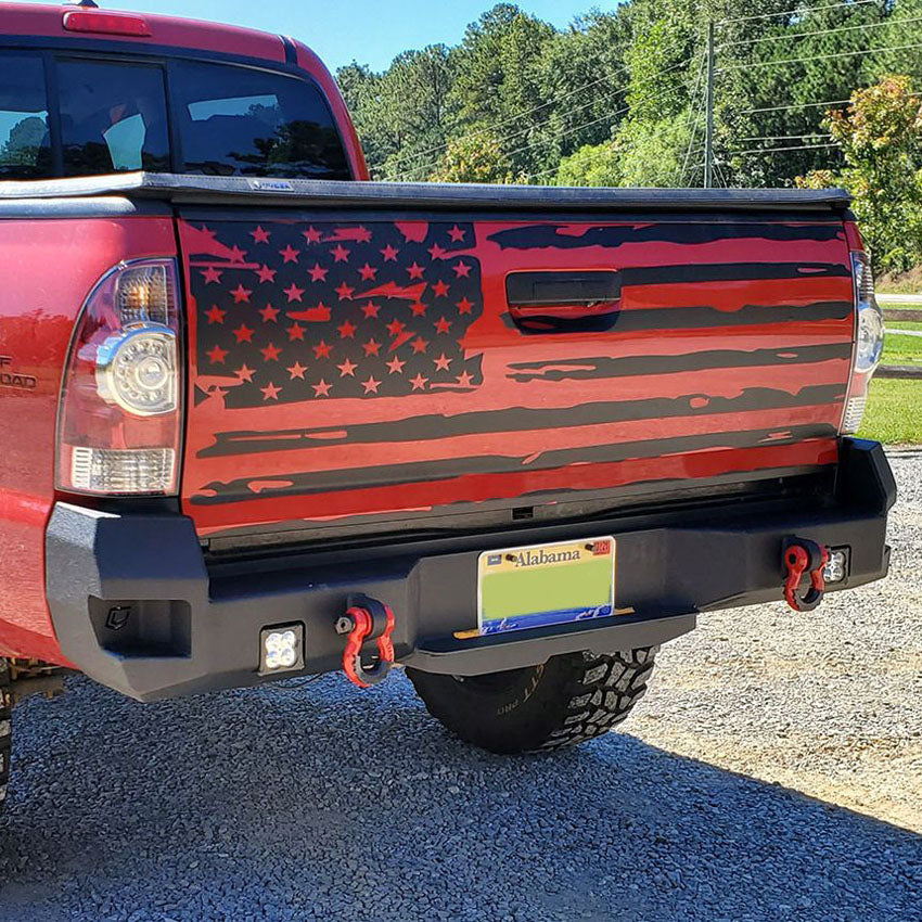 durable 2005-2015 toyota tacoma octane rear bumper