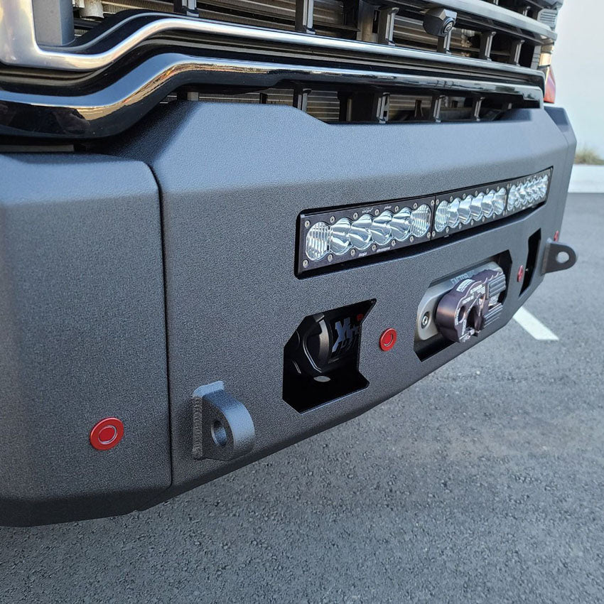 2020-2022 GMC SIERRA 2500/3500 ATTITUDE FRONT WINCH BUMPER Chassis Unlimited Inc. 