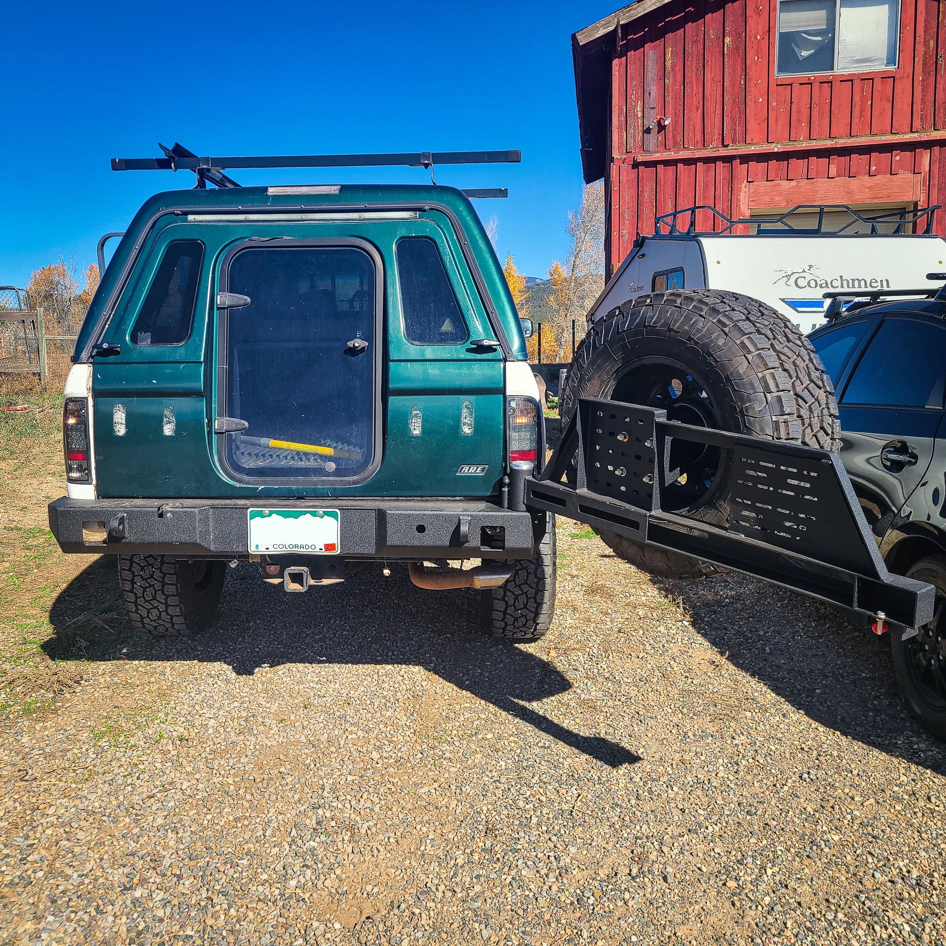 1995-2004 Toyota Tacoma Swing Out Rear Bumper by Chassis Unlimited Inc. 