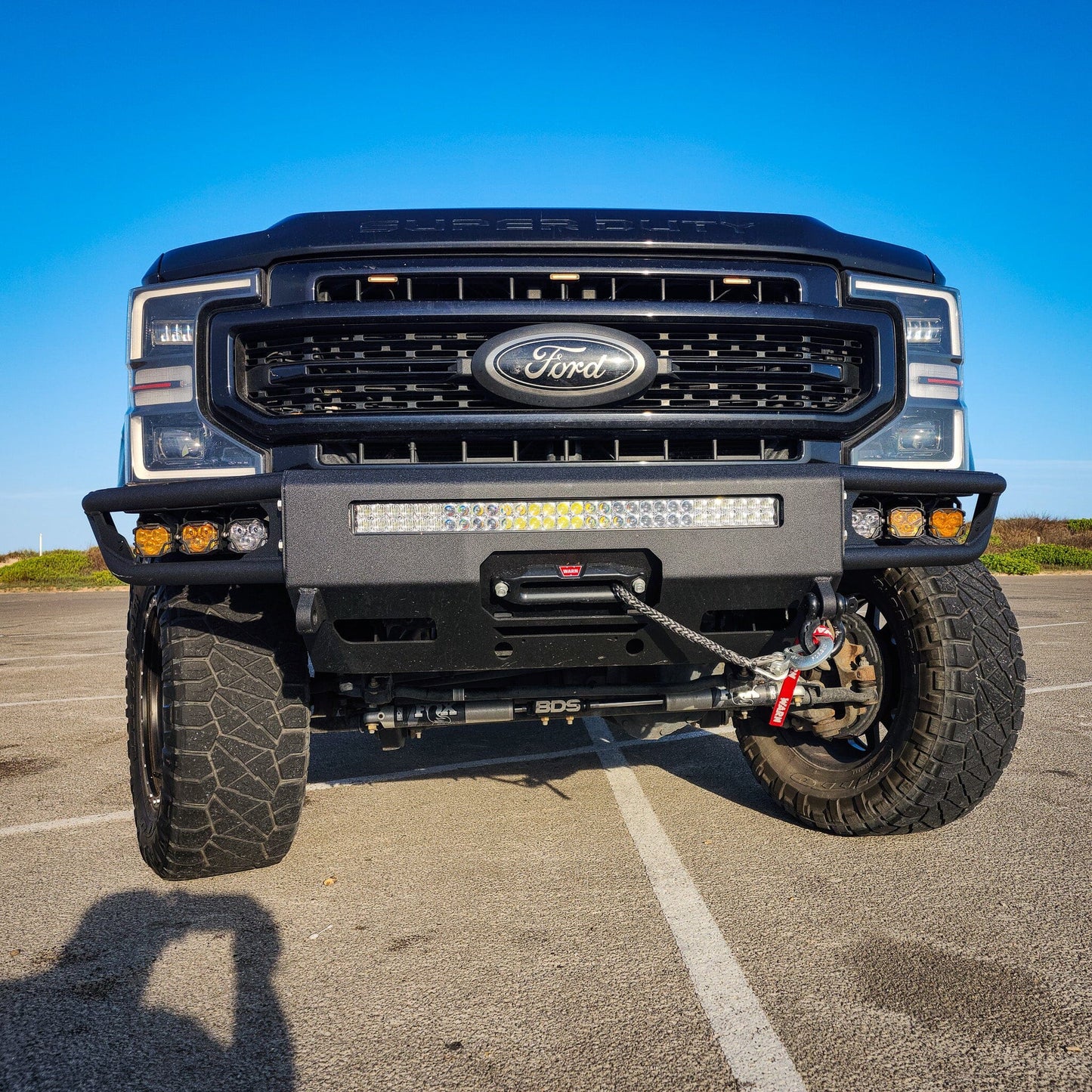 2017-2022 FORD SUPERDUTY F250/F350 DIABLO FRONT WINCH BUMPER Chassis Unlimited Inc. 