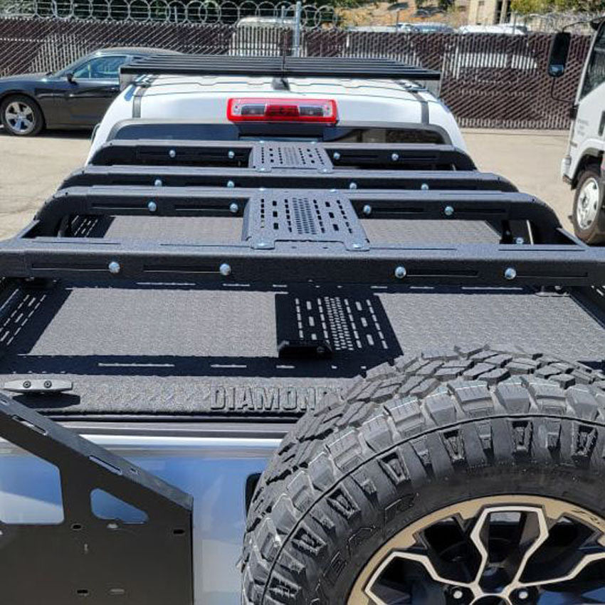 THORAX BED RACK SYSTEM- FITS DIAMOND BACK COVERS 2015-2020 CHEVY COLORADO/GMC CANYON Chassis Unlimited Inc. 