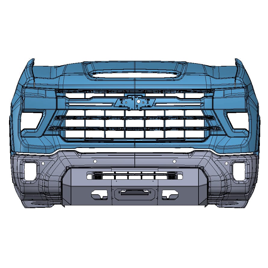 2024+ CHEVY SILVERADO 2500/3500 PROLITE FRONT BUMPER Chassis Unlimited Inc. 