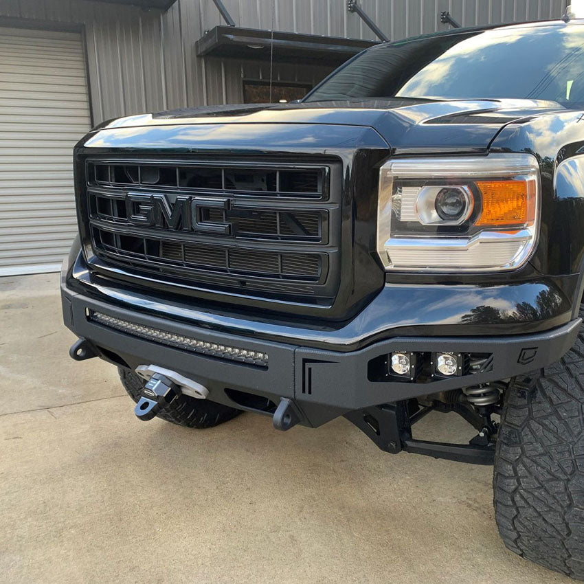 2014-2015 GMC SIERRA 1500 OCTANE FRONT WINCH BUMPER Chassis Unlimited Inc. 