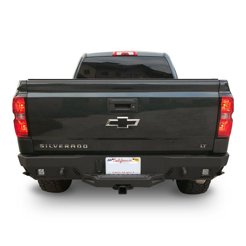 2014-2018 chevy silverado 1500 rear bumper with parking sensors