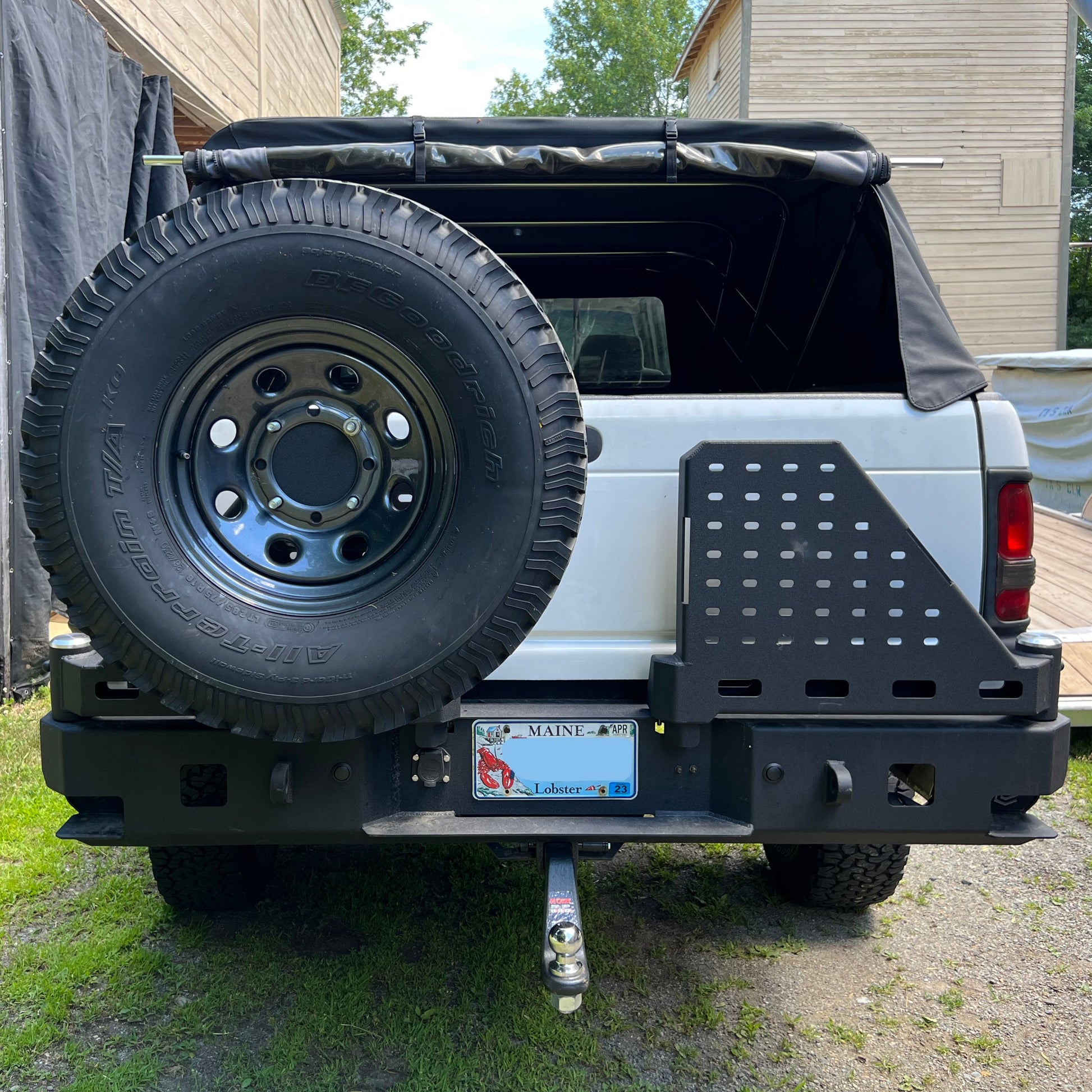 Durable 1994-2002 RAM 1500/2500/3500 Octane dual swing out rear bumper Chassis Unlimited Inc. 