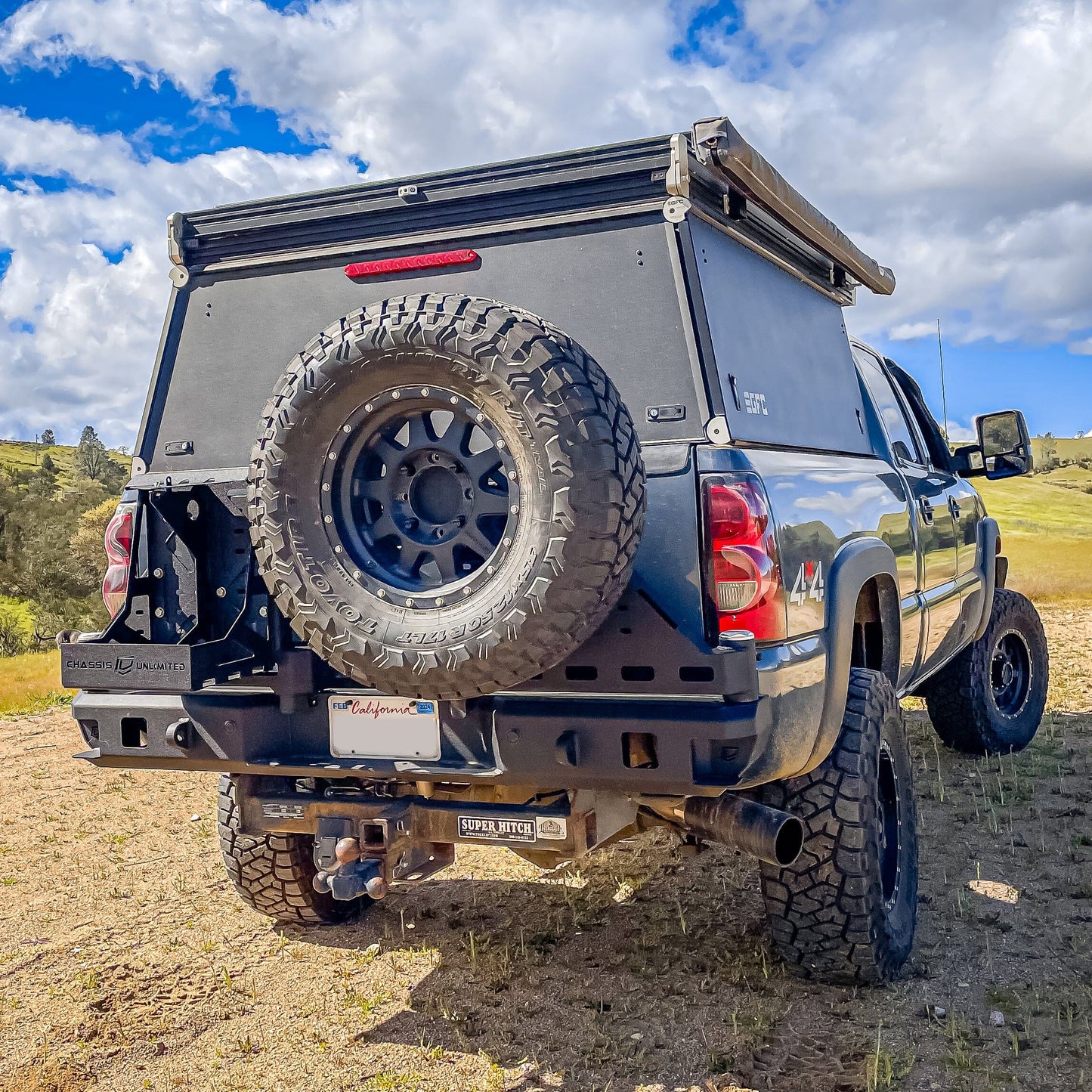 1999-2007 CHEVY/GMC 1500/2500/3500 OCTANE DUAL SWING OUT REAR BUMPER Chassis Unlimited Inc. 