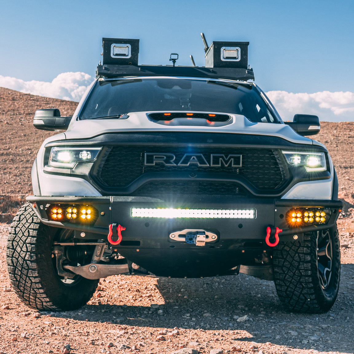 2021-2022 RAM TRX Diablo Front Winch Bumper by Chassis Unlimited Inc.  