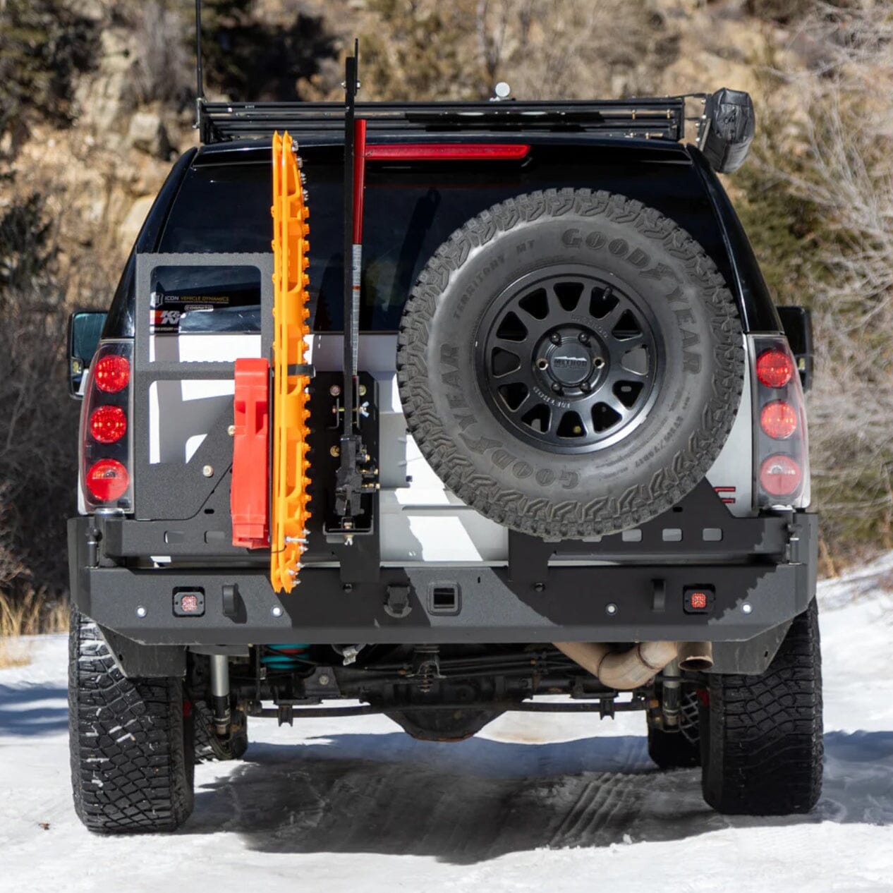 2007-2014 CHEVY SUBURBAN & GMC YUKON XL 1500/2500 HIGH CLEARANCE OCTANE DUAL SWING OUT REAR BUMPER Chassis Unlimited Inc. 