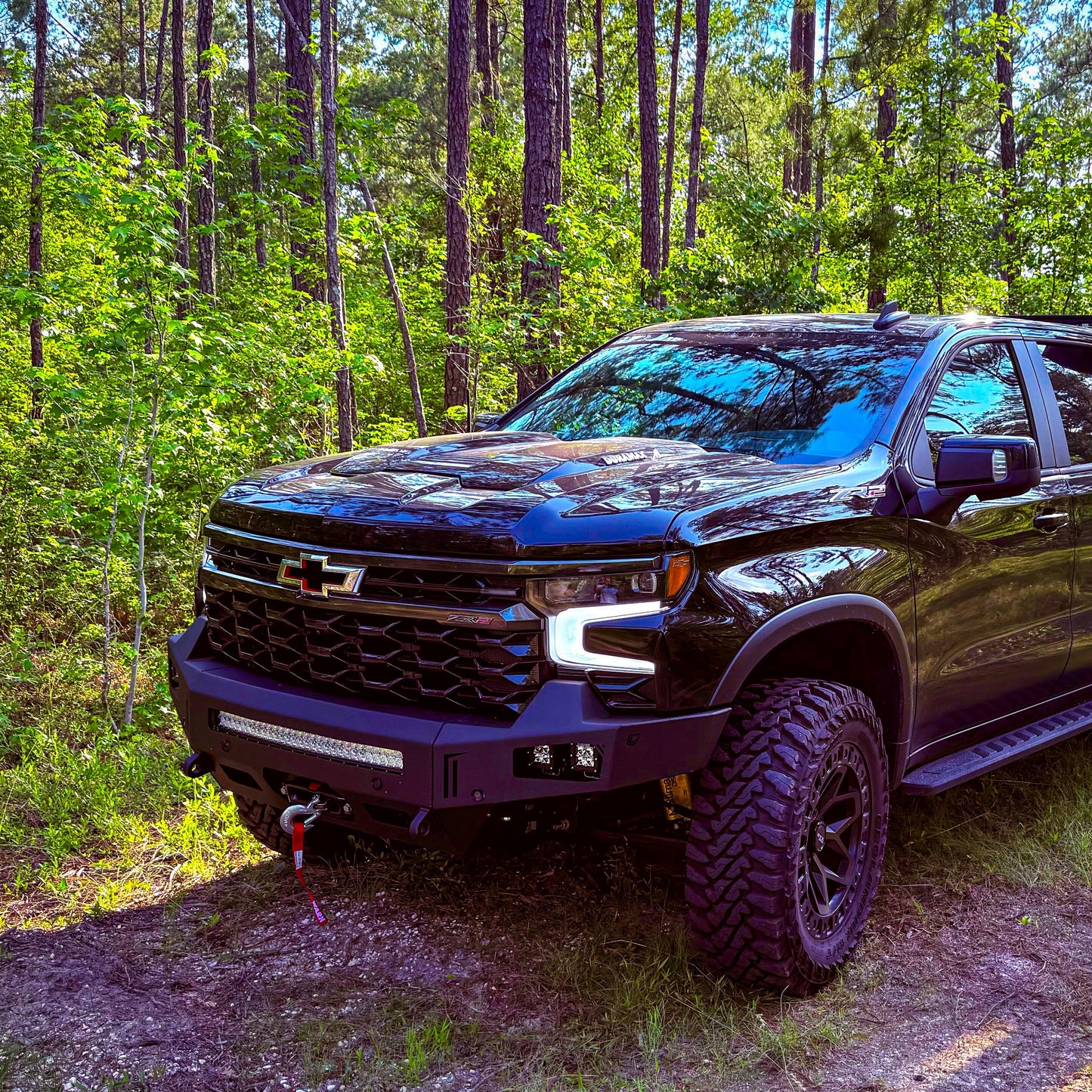 2023-2025 CHEVY 1500 ZR2 OCTANE FRONT WINCH BUMPER Chassis Unlimited Inc. 