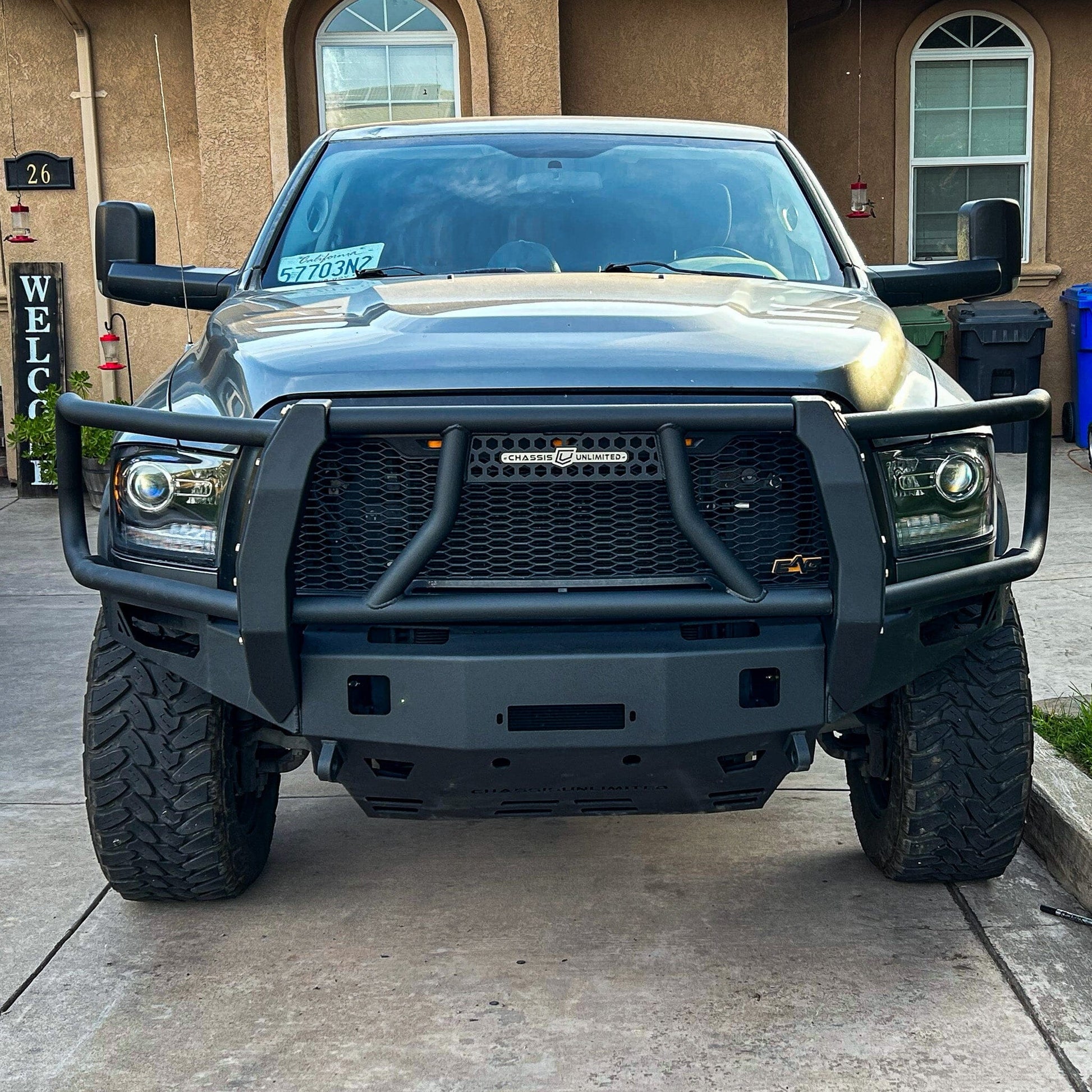 2010-2018 RAM 2500/3500 with the Octane front winch bumper with guard Chassis Unlimited Inc. 