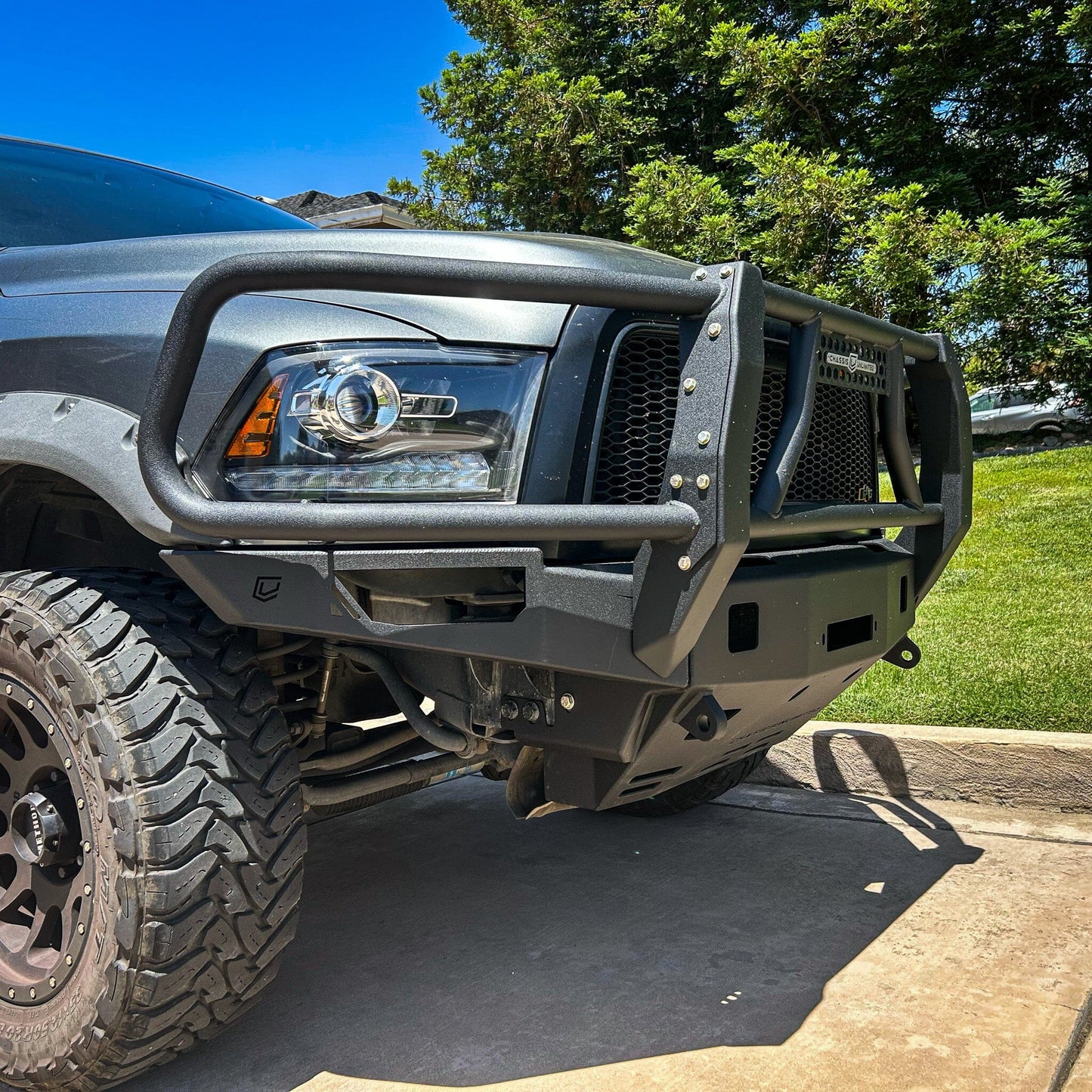 2010-2018 RAM 2500/3500 with the Octane front winch bumper with guard Chassis Unlimited Inc. 