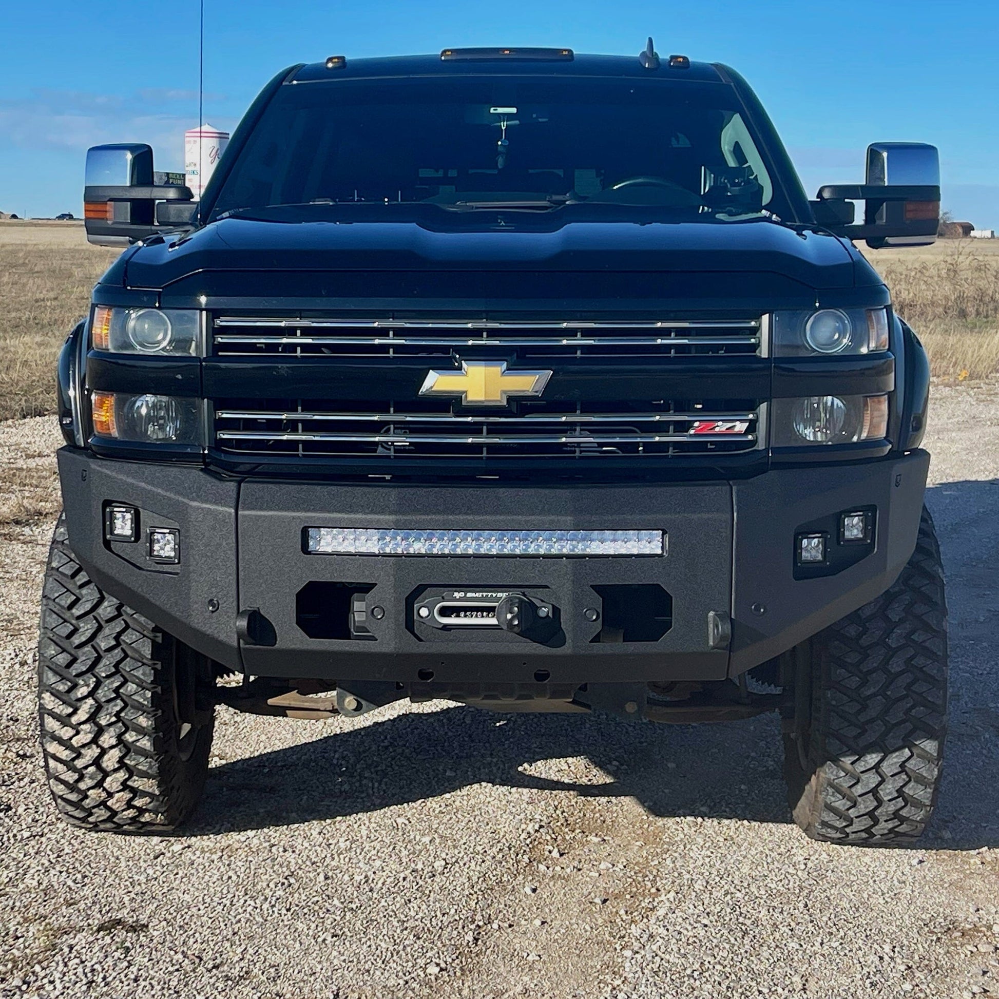 2015-2019 CHEVY SILVERADO 2500/3500 ATTITUDE FRONT WINCH BUMPER Chassis Unlimited Inc. 