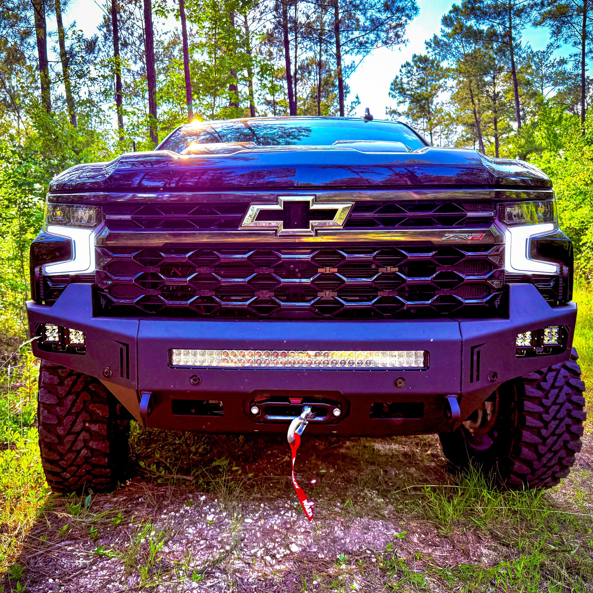 2023-2025 CHEVY 1500 ZR2 OCTANE FRONT WINCH BUMPER Chassis Unlimited Inc. 