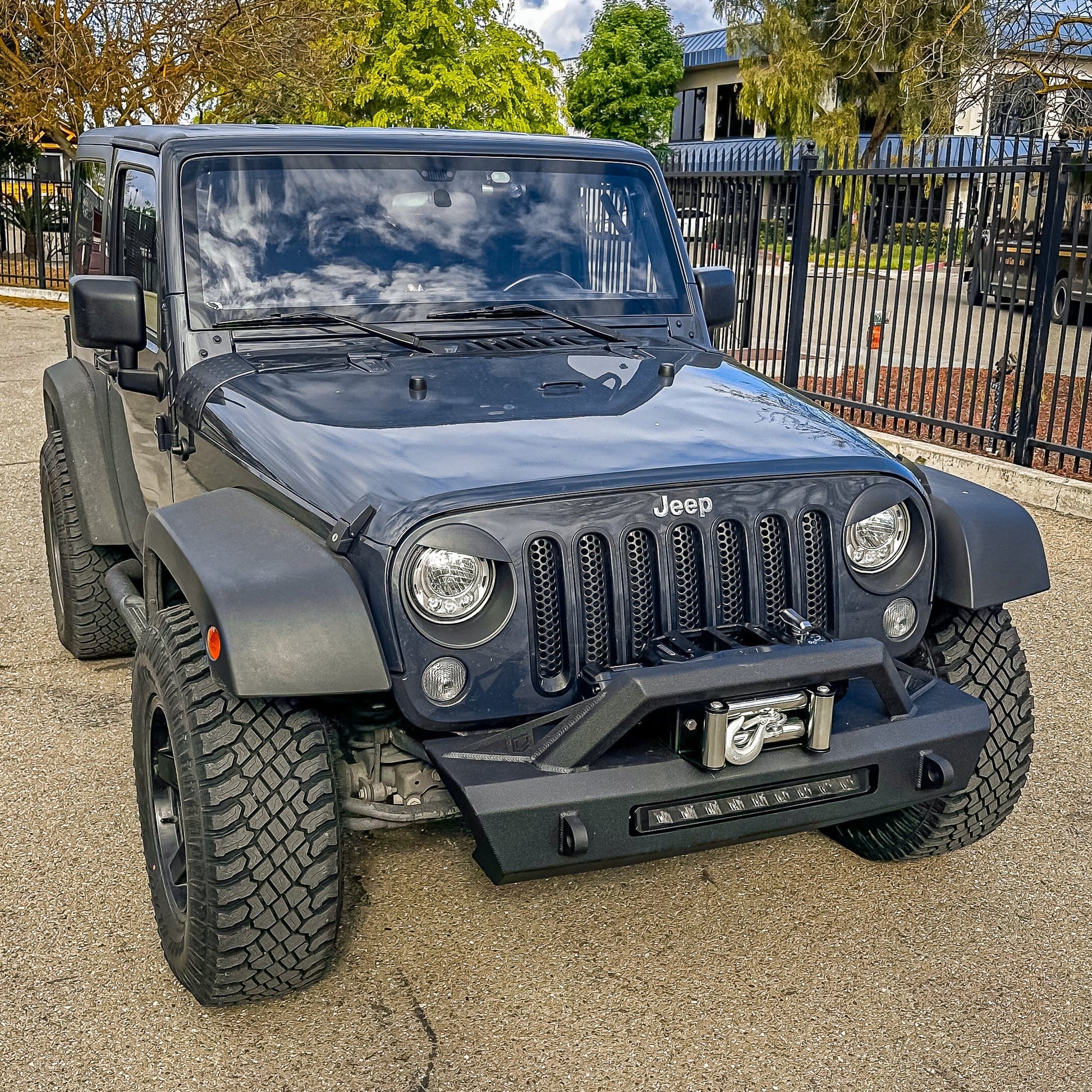 2007-2018 Jeep Wrangler JK Octane Front Bumper by Chassis Unlimited Inc. 