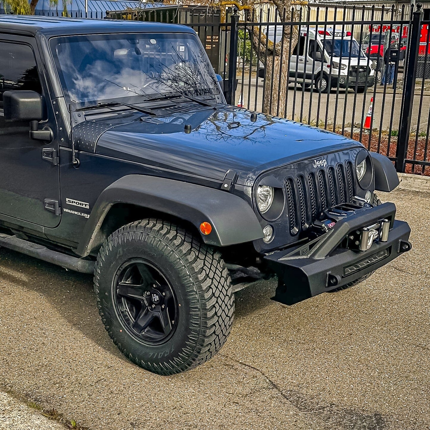 2007-2018 Jeep Wrangler JK Octane Front Bumper by Chassis Unlimited Inc. 