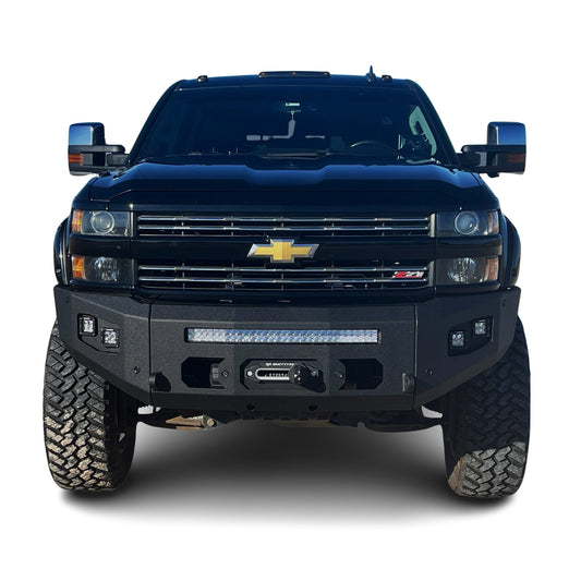 2015-2019 CHEVY SILVERADO 2500/3500 ATTITUDE FRONT WINCH BUMPER Chassis Unlimited Inc. 
